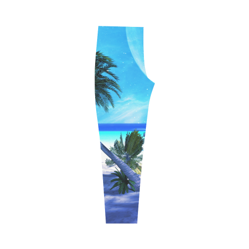 Awesome view over the ocean with ship Capri Legging (Model L02)