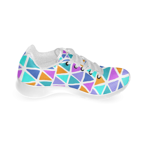 Modern colored TRINAGLES / PYRAMIDS pattern