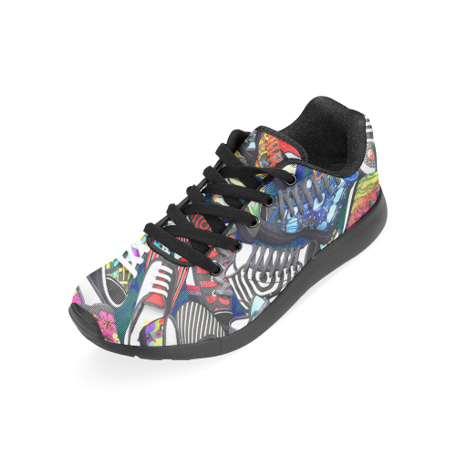A pile multicolored SHOES / SNEAKERS pattern Men’s Running Shoes (Model 020)