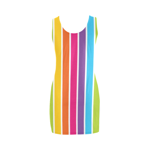 rainbow heart Medea Vest Dress (Model D06)