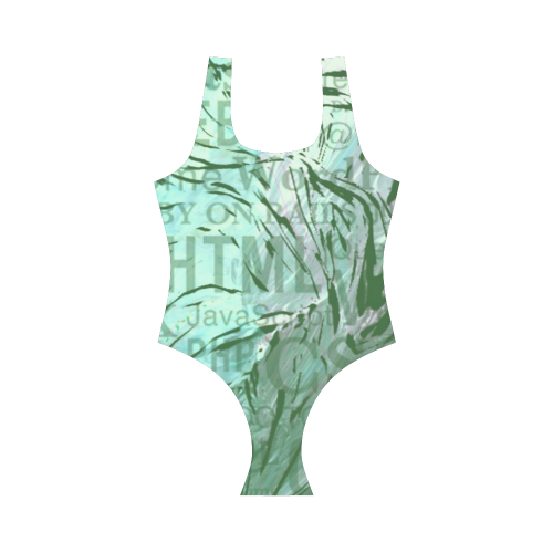 made of words,computer C Vest One Piece Swimsuit (Model S04)