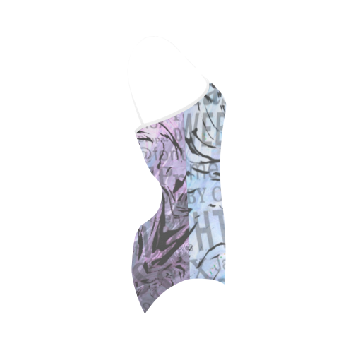 made of words,computer A Strap Swimsuit ( Model S05)