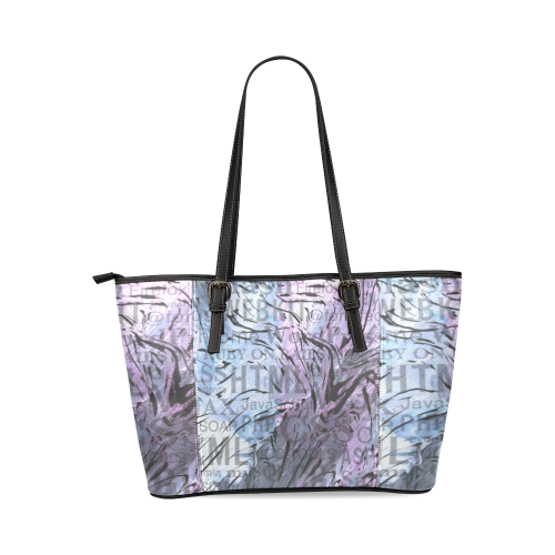 made of words,computer A Leather Tote Bag/Small (Model 1640)