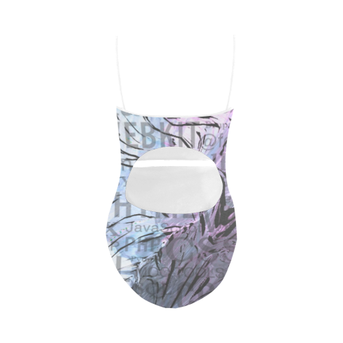 made of words,computer A Strap Swimsuit ( Model S05)