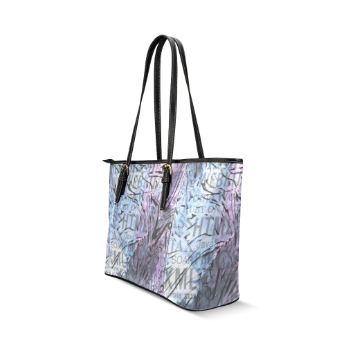 made of words,computer A Leather Tote Bag/Large (Model 1640)