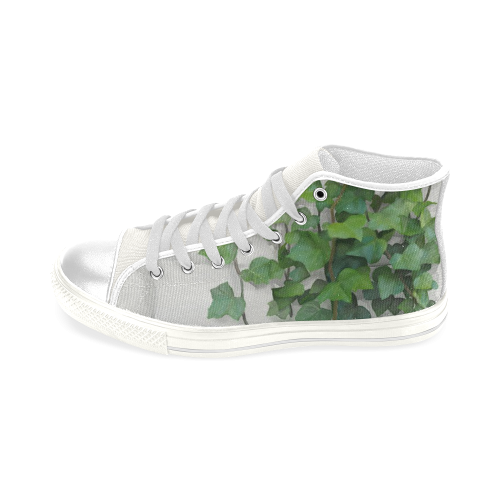 Watercolor Vines, climbing plant Men’s Classic High Top Canvas Shoes (Model 017)