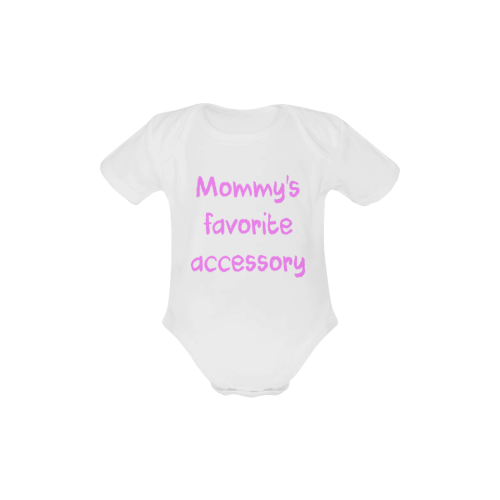 Mommy's Favorite Accessory Baby Powder Organic Short Sleeve One Piece (Model T28)