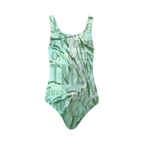 made of words,computer C Vest One Piece Swimsuit (Model S04)
