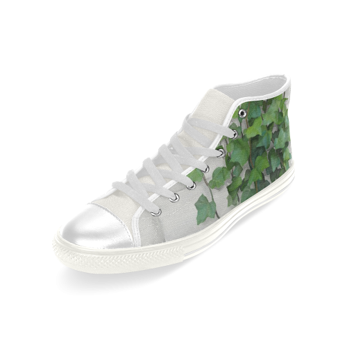 Watercolor Vines, climbing plant Men’s Classic High Top Canvas Shoes (Model 017)