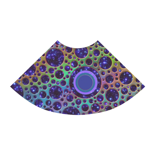 Universe DOTS GRID colored pattern Atalanta Sundress (Model D04)