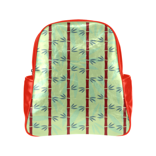 Bamboo Multi-Pockets Backpack (Model 1636)
