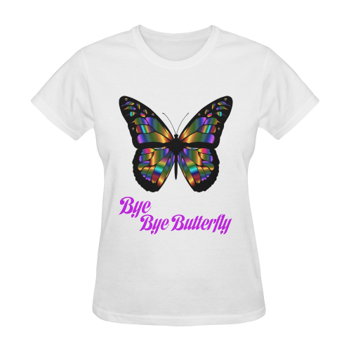Butterfly Sunny Women's T-shirt (Model T05)