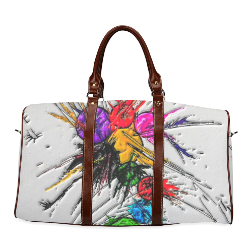 Plash (Original Paint) by Nico Bielow Waterproof Travel Bag/Large (Model 1639)