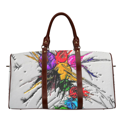 Plash (Original Paint) by Nico Bielow Waterproof Travel Bag/Small (Model 1639)