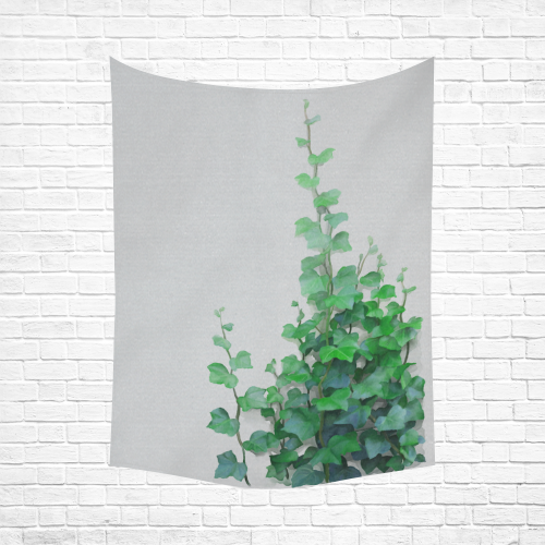 Vines, climbing plant Cotton Linen Wall Tapestry 60"x 80"