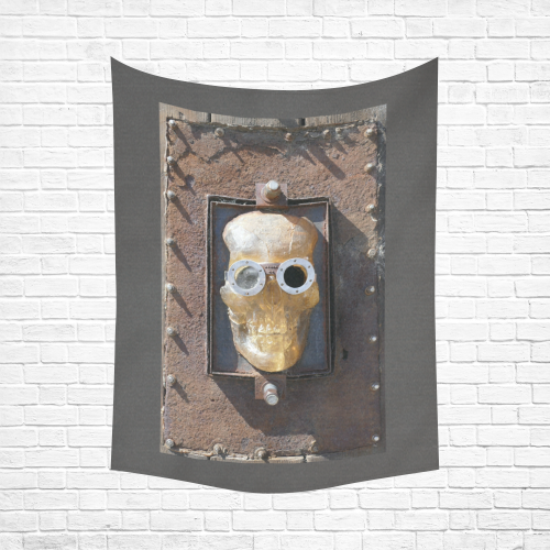 Steampunk skull pirate Cotton Linen Wall Tapestry 60"x 80"