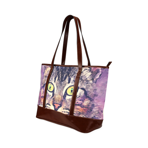 cat Tote Handbag (Model 1642)