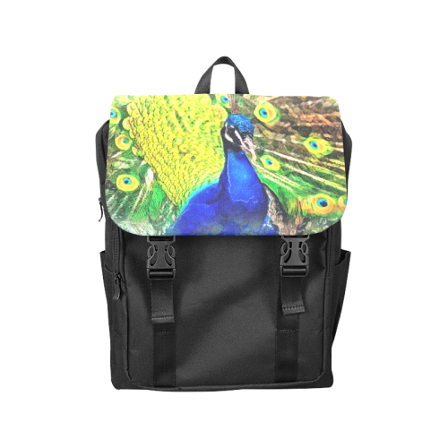 peacock Casual Shoulders Backpack (Model 1623)