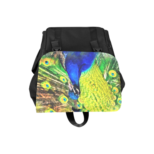 peacock Casual Shoulders Backpack (Model 1623)