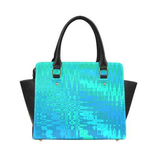 Ocean Ripple Abstract by ArtformDesigns Classic Shoulder Handbag (Model 1653)