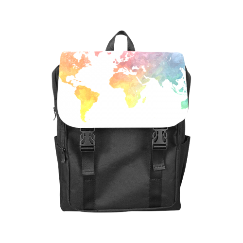 world map 15 Casual Shoulders Backpack (Model 1623)