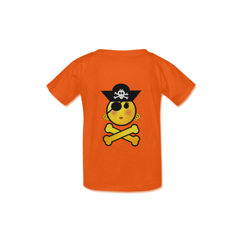 Pirate Emoticon - Smiley Emoji Girl Kid's  Classic T-shirt (Model T22)