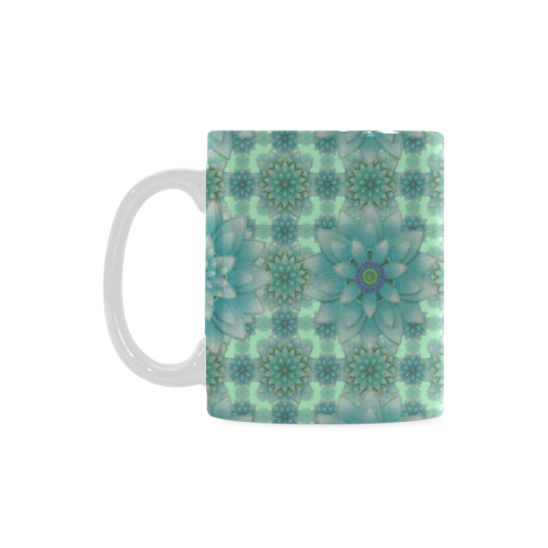 Turquoise Happiness White Mug(11OZ)