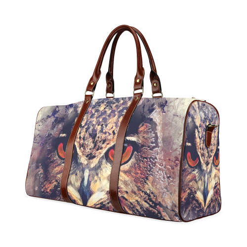 owl Waterproof Travel Bag/Small (Model 1639)