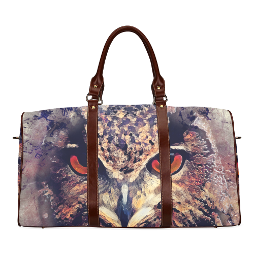 owl Waterproof Travel Bag/Small (Model 1639)