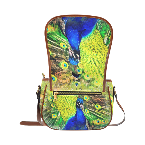peacock Saddle Bag/Large (Model 1649)