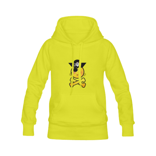 Pirate Emoticon - Smiley Emoji Girl Men's Classic Hoodies (Model H10)