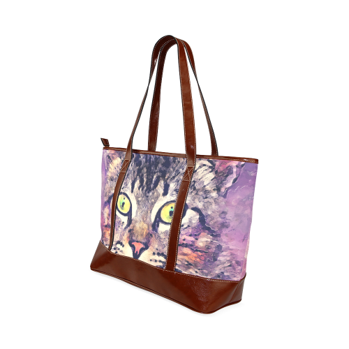 cat Tote Handbag (Model 1642)