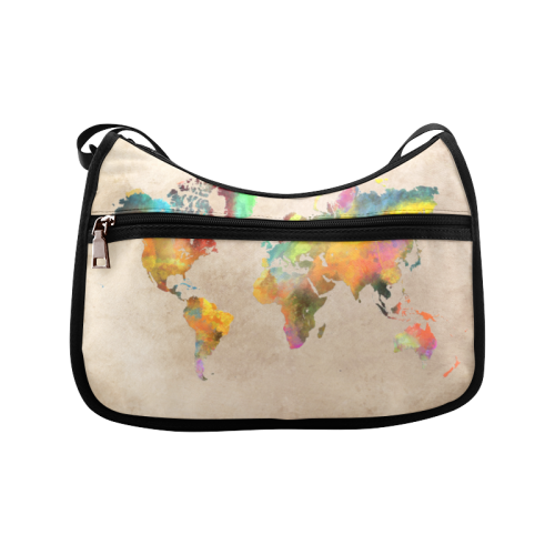 world map 17 Crossbody Bags (Model 1616)