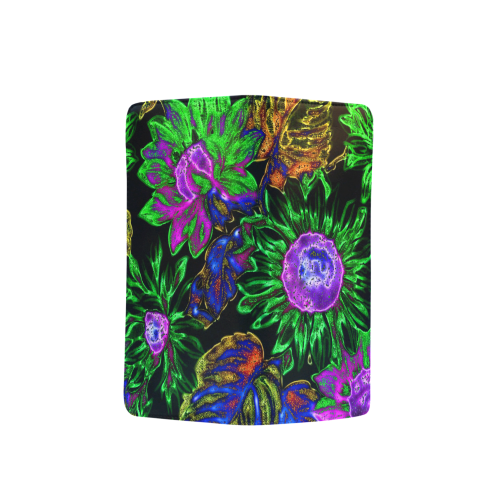 amazing neon floral 2 Men's Clutch Purse （Model 1638）