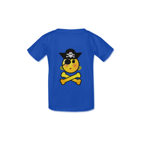 Pirate Emoticon - Smiley Emoji Girl Kid's  Classic T-shirt (Model T22)