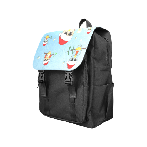 Cute cartoon christmas owls Casual Shoulders Backpack (Model 1623)