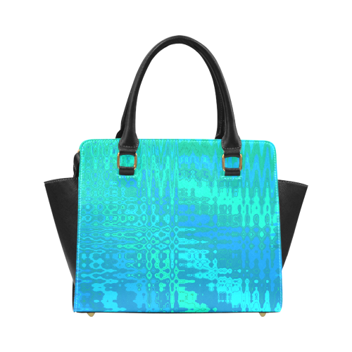 Ocean Ripple Abstract by ArtformDesigns Classic Shoulder Handbag (Model 1653)