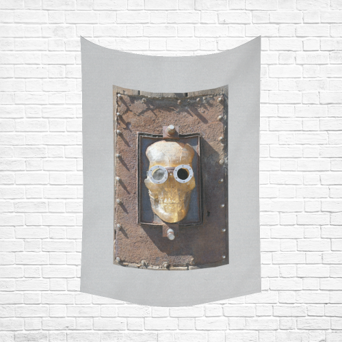 Steampunk skull pirate Cotton Linen Wall Tapestry 60"x 90"