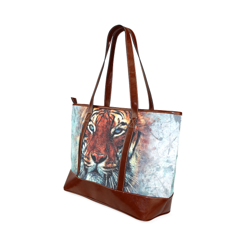 tiger Tote Handbag (Model 1642)