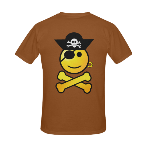 Pirate Emoticon - Smiley Emoji Men's Slim Fit T-shirt (Model T13)