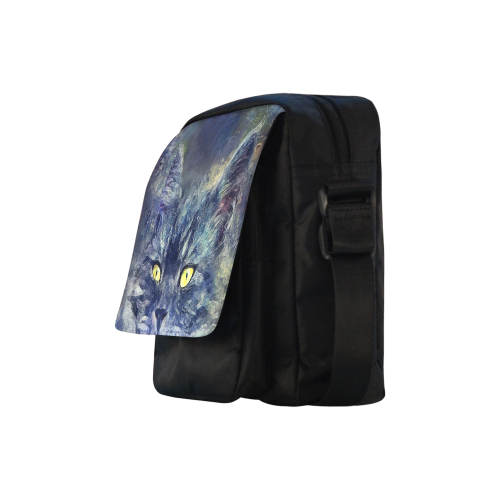 cat Crossbody Nylon Bags (Model 1633)