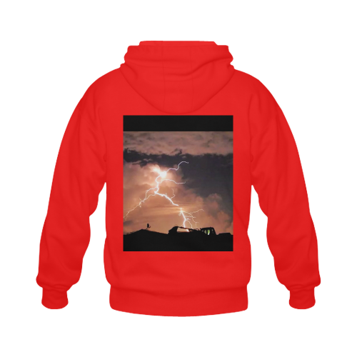 Mister Lightning Gildan Full Zip Hooded Sweatshirt (Model H02)