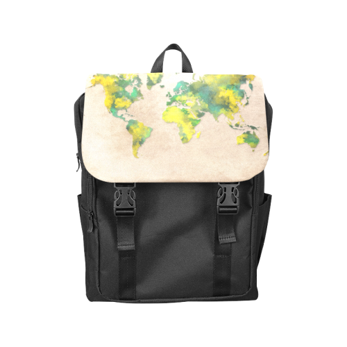world map 11 Casual Shoulders Backpack (Model 1623)