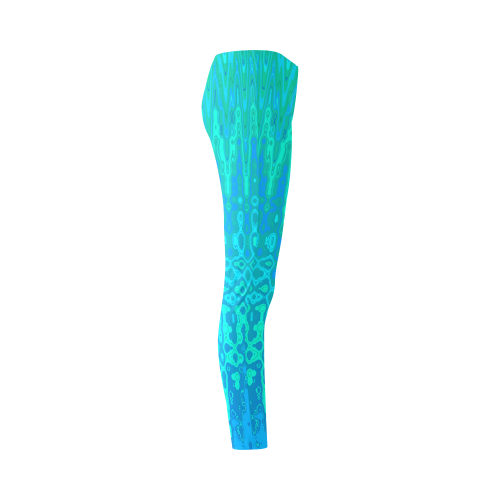 Ocean Ripple Abstract by ArtformDesigns Cassandra Women's Leggings (Model L01)