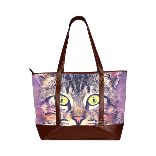 cat Tote Handbag (Model 1642)