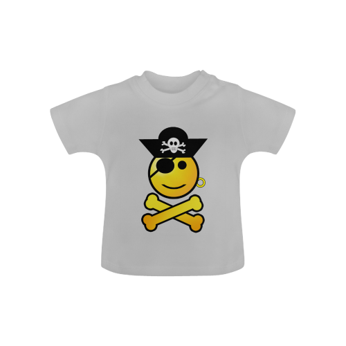 Pirate Emoticon - Smiley Emoji Baby Classic T-Shirt (Model T30)