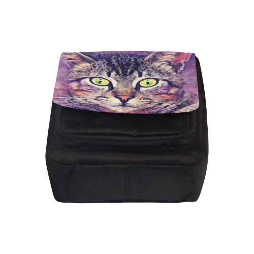 cat Crossbody Nylon Bags (Model 1633)