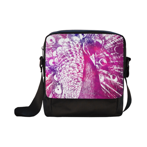 peacock Crossbody Nylon Bags (Model 1633)