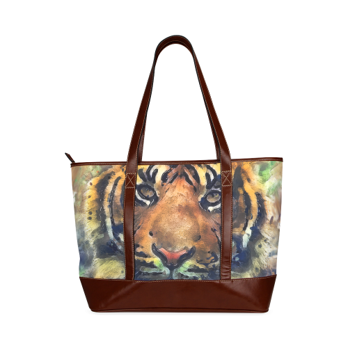 tiger Tote Handbag (Model 1642)