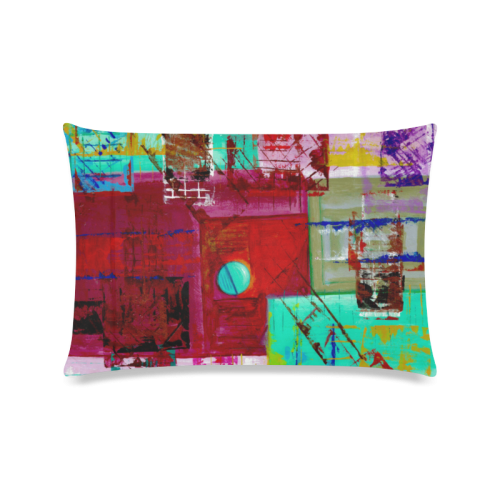 Outside the Box Custom Zippered Pillow Case 16"x24"(Twin Sides)
